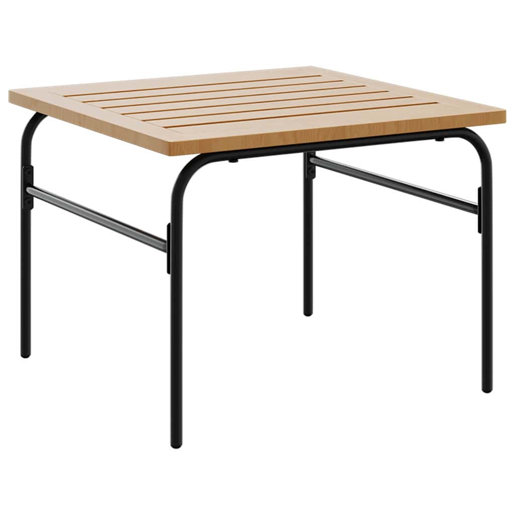 Stablebare Salongbord 2 Stk Brun Og Svart Stål