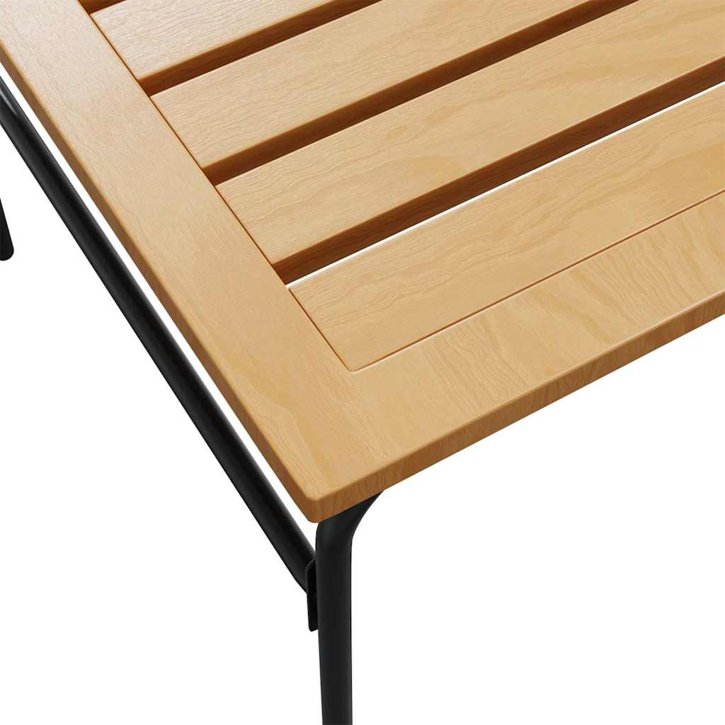 Stablebare Salongbord 2 Stk Brun Og Svart Stål