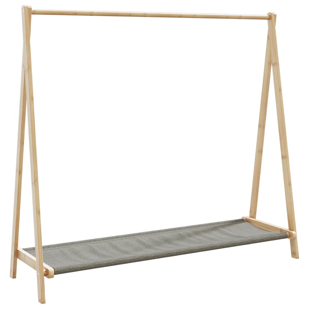 Klesstativ Med Hyller 106X34X102 Cm Bambus