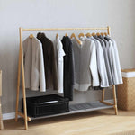 Klesstativ Med Hyller 106X34X102 Cm Bambus