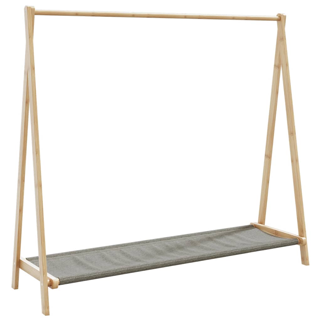 Klesstativ Med Hyller 106X34X102 Cm Bambus