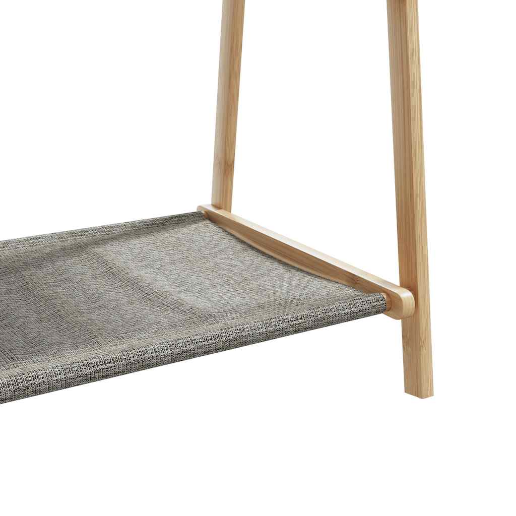 Klesstativ Med Hyller 106X34X102 Cm Bambus