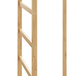 Klesstativ Med Kroker Og Hyller 38,5X30X156 Cm Bambus