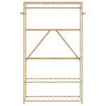 Klesstativ Med Hyller 110X40X175 Cm Bambus