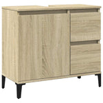 Baderomsskap Sonoma Eik 65X33X60 Cm Konstruert Tre