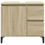 Baderomsskap Sonoma Eik 65X33X60 Cm Konstruert Tre