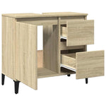 Baderomsskap Sonoma Eik 65X33X60 Cm Konstruert Tre