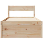 Sengeramme Uten Madrass 90X190 Cm Heltre Furu