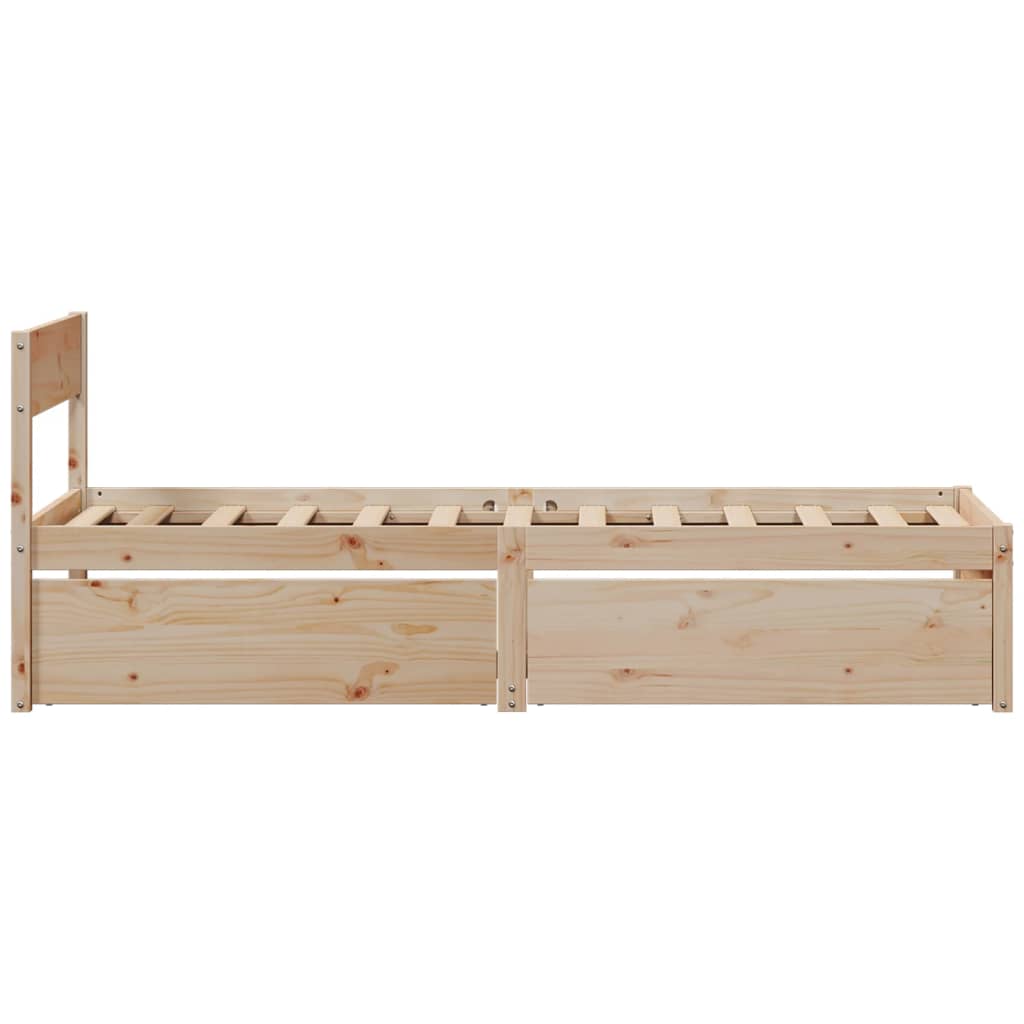 Sengeramme Uten Madrass 90X190 Cm Heltre Furu