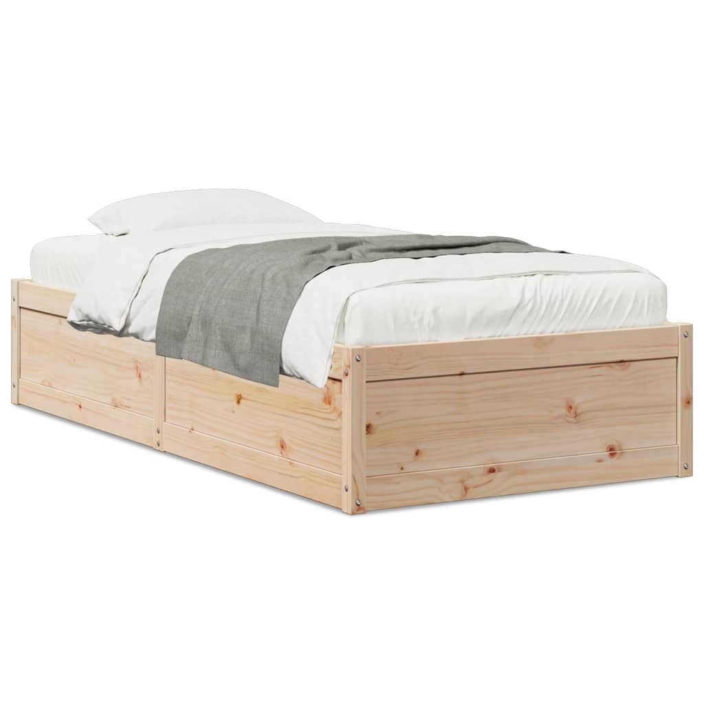 Sengeramme Uten Madrass 90X190 Cm Heltre Furu
