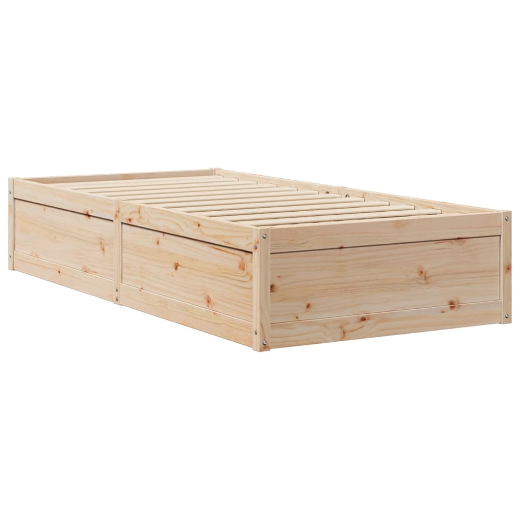 Sengeramme Uten Madrass 90X190 Cm Heltre Furu