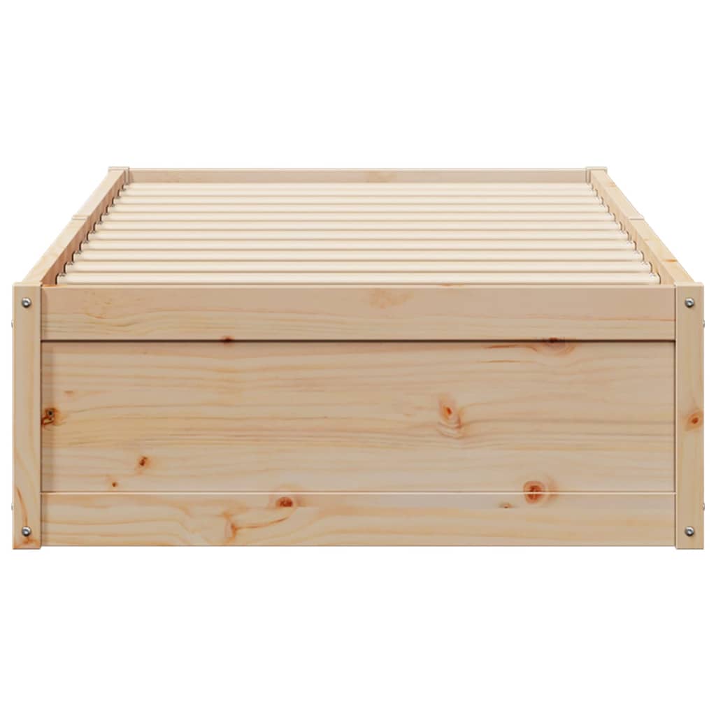 Sengeramme Uten Madrass 90X190 Cm Heltre Furu