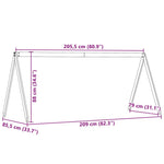 Tak For Barneseng 209X85,5X88 Cm Heltre Furu