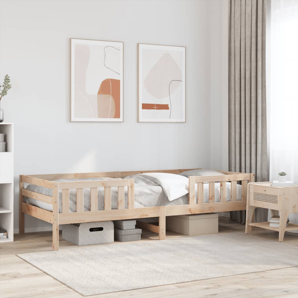 Sengeramme Uten Madrass 90X190 Cm Heltre Furu