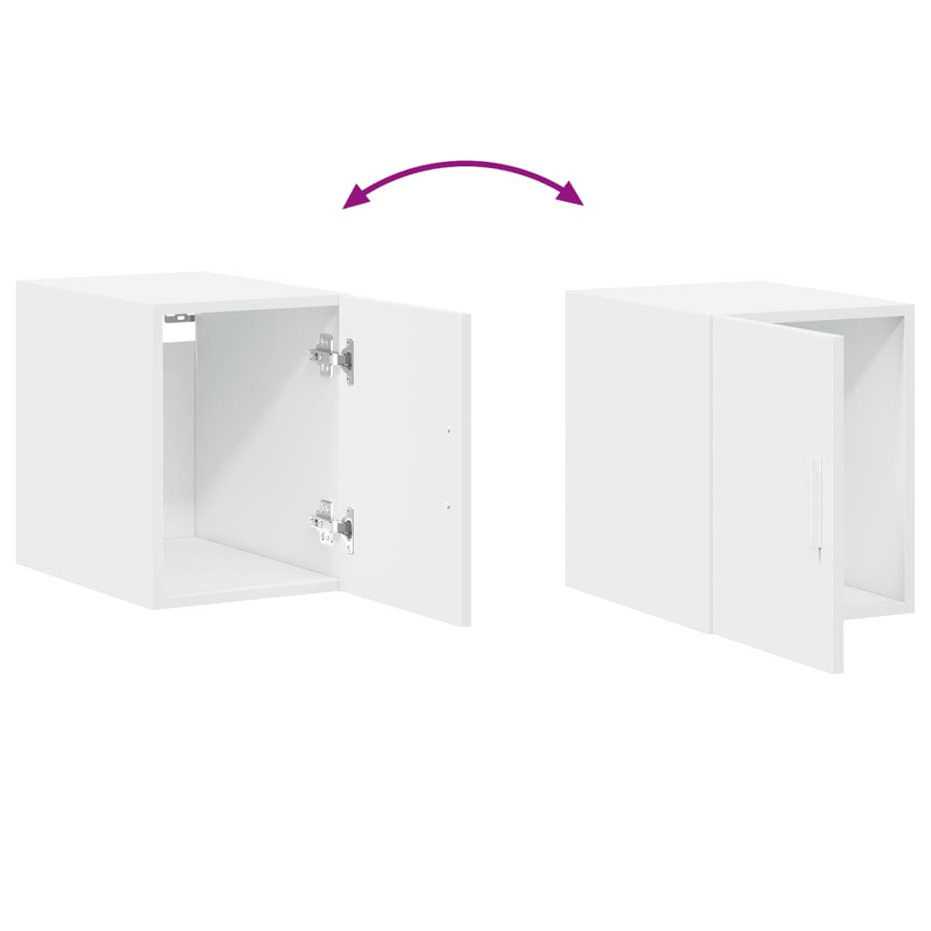 Veggskap Hvit 30X42,5X40 Cm Konstruert Tre