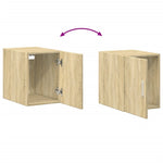Veggskap Sonoma Eik 30X42,5X40 Cm Konstruert Tre