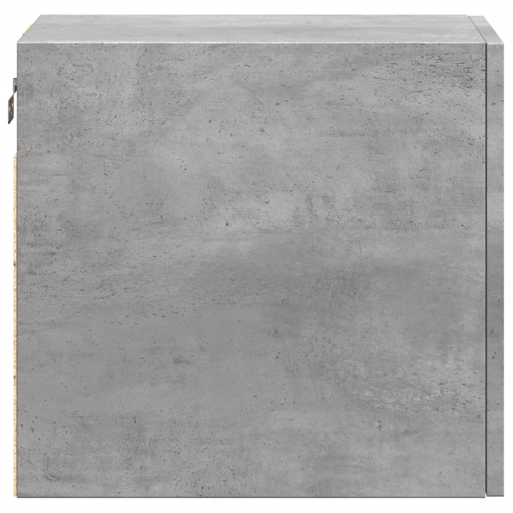 Veggskap Betonggrå 30X42,5X40 Cm Konstruert Tre