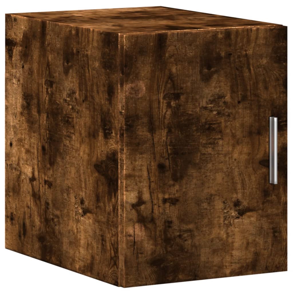 Veggskap Røkt Eik 30X42,5X40 Cm Konstruert Tre