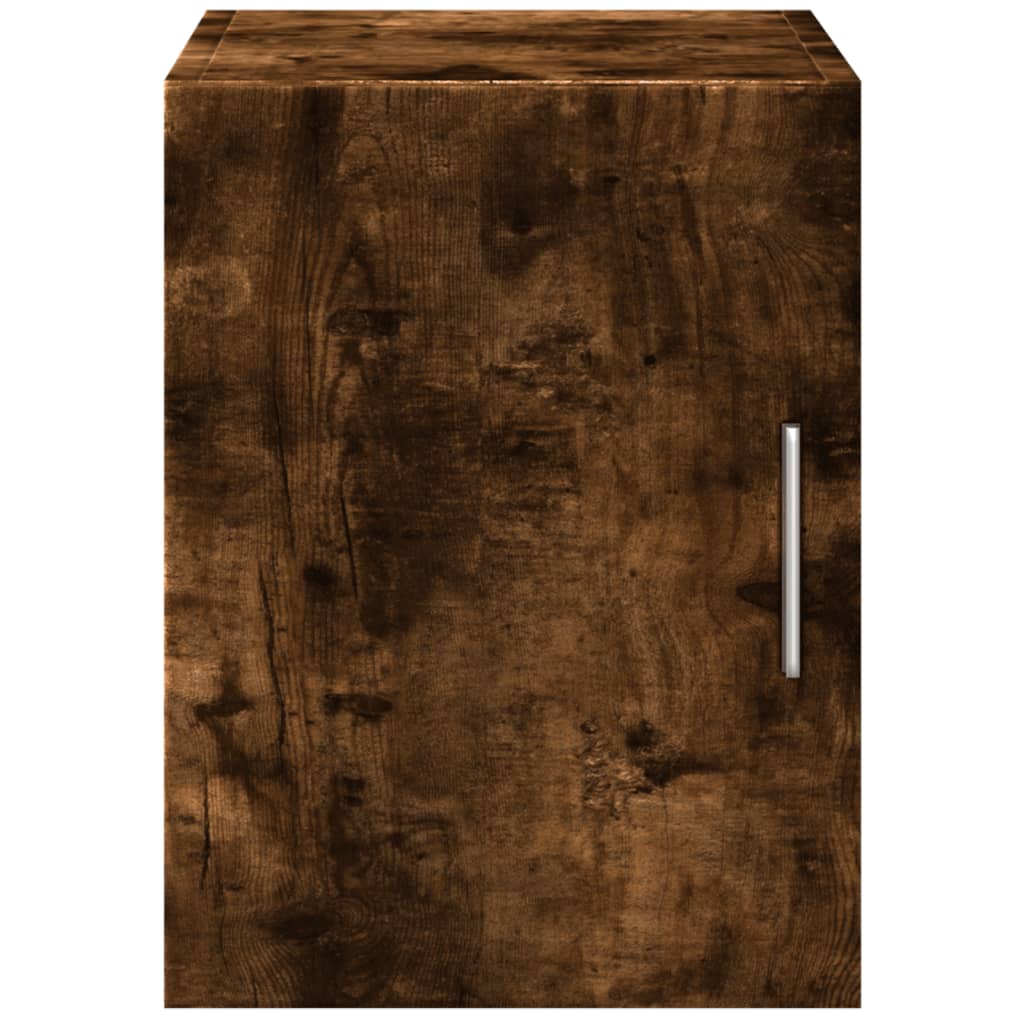 Veggskap Røkt Eik 30X42,5X40 Cm Konstruert Tre