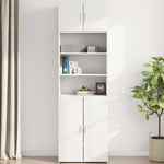 Veggskap Hvit 70X42,5X40 Cm Konstruert Tre