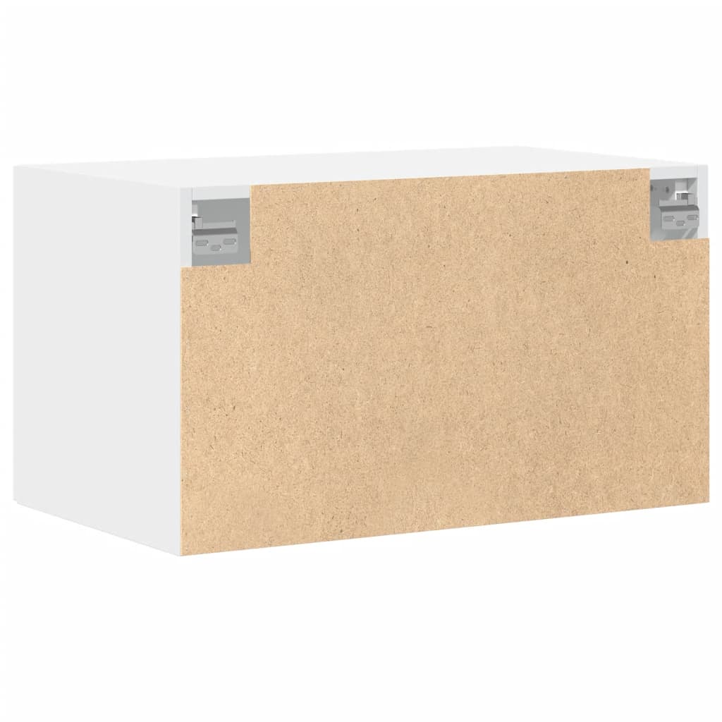 Veggskap Hvit 70X42,5X40 Cm Konstruert Tre