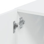 Veggskap Hvit 70X42,5X40 Cm Konstruert Tre