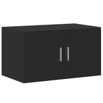 Veggskap Svart 70X42,5X40 Cm Konstruert Tre