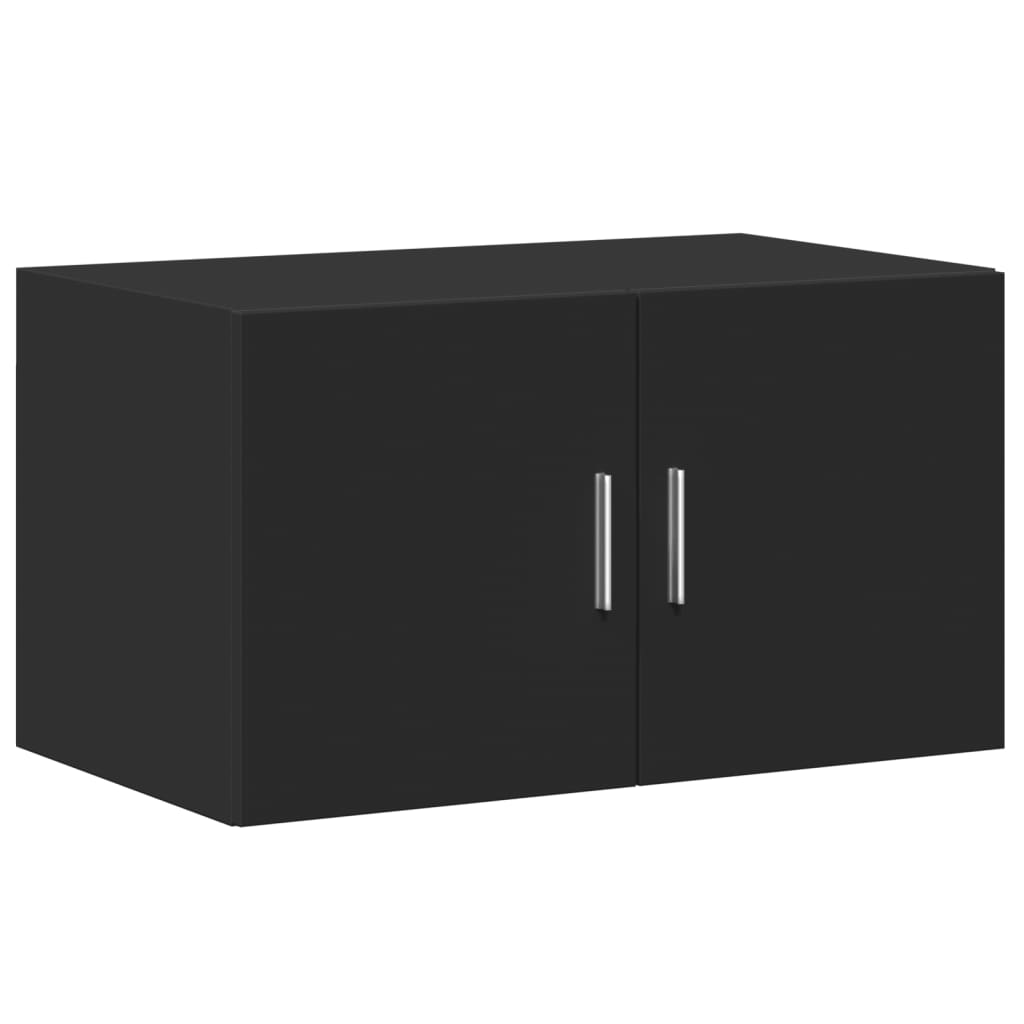 Veggskap Svart 70X42,5X40 Cm Konstruert Tre
