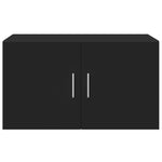 Veggskap Svart 70X42,5X40 Cm Konstruert Tre