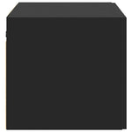 Veggskap Svart 70X42,5X40 Cm Konstruert Tre