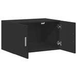 Veggskap Svart 70X42,5X40 Cm Konstruert Tre