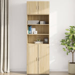 Veggskap Sonoma Eik 70X42,5X40 Cm Konstruert Tre