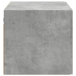 Veggskap Betonggrå 70X42,5X40 Cm Konstruert Tre