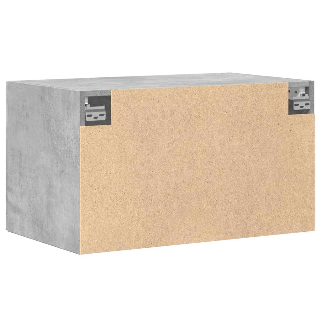 Veggskap Betonggrå 70X42,5X40 Cm Konstruert Tre