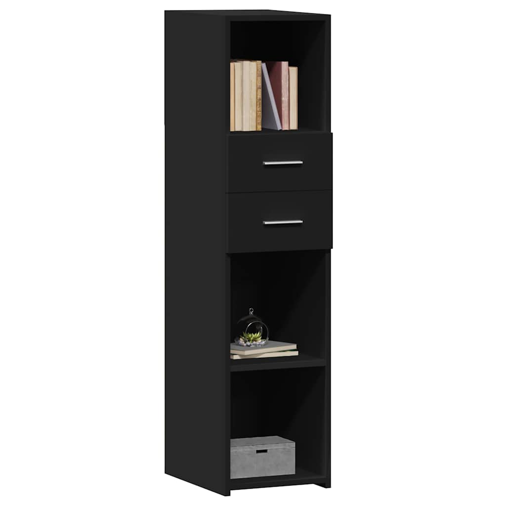Hylle Svart 30X42,5X124 Cm Konstruert Tre