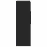 Hylle Svart 30X42,5X124 Cm Konstruert Tre
