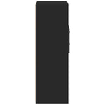 Hylle Svart 40X42,5X124 Cm Konstruert Tre