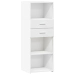 Hylle Hvit 45X42,5X124 Cm Konstruert Tre
