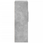 Hylle Betonggrå 45X42,5X124 Cm Konstruert Tre