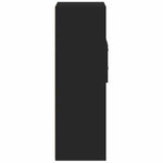 Hylle Svart 50X42,5X124 Cm Konstruert Tre