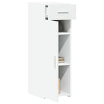 Skjenk Hvit 30X42,5X93 Cm Konstruert Tre