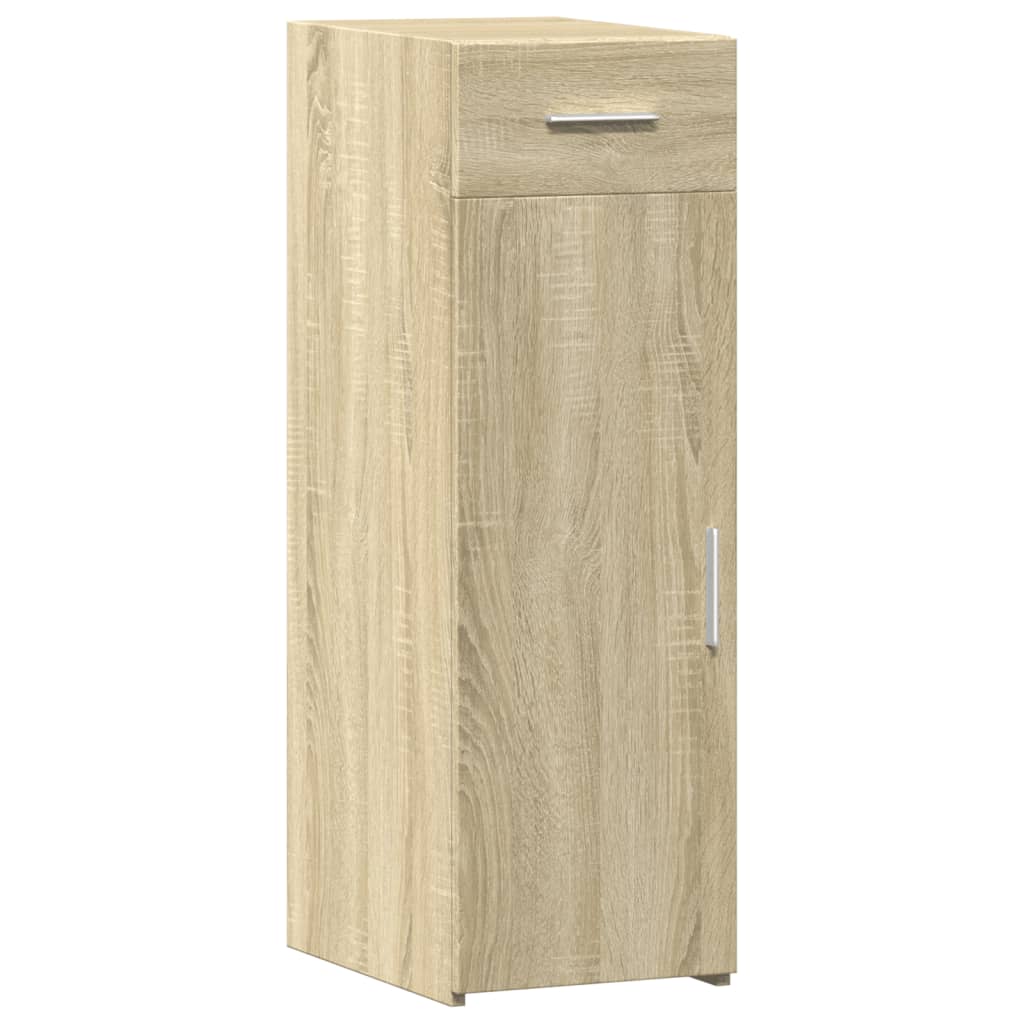 Skjenk Sonoma Eik 30X42,5X93 Cm Konstruert Tre