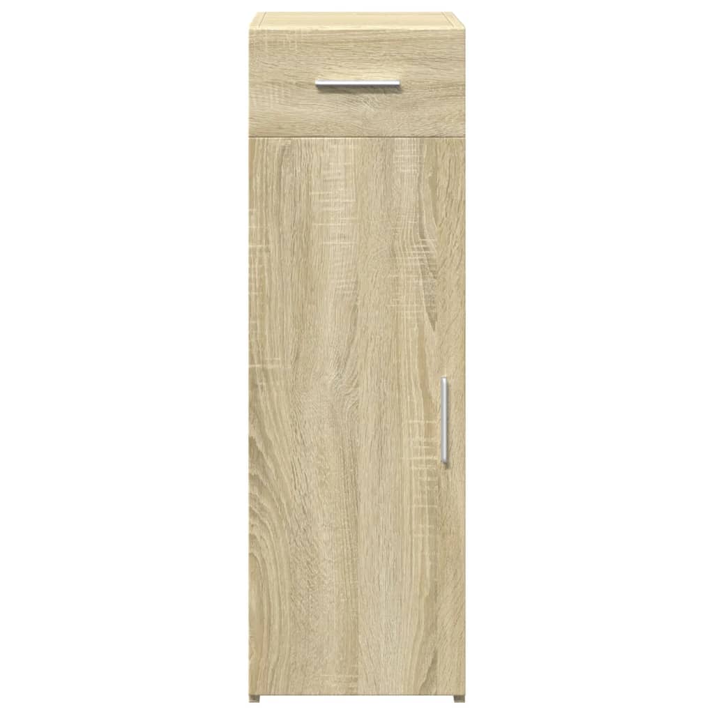 Skjenk Sonoma Eik 30X42,5X93 Cm Konstruert Tre