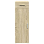 Skjenk Sonoma Eik 30X42,5X93 Cm Konstruert Tre