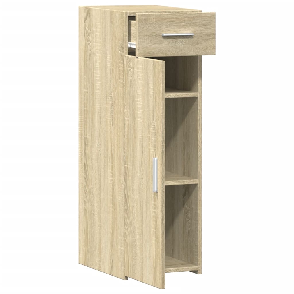 Skjenk Sonoma Eik 30X42,5X93 Cm Konstruert Tre