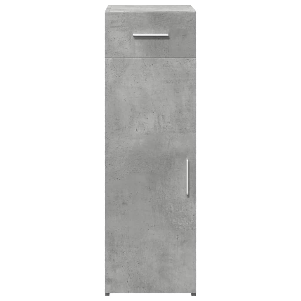 Skjenk Betonggrå 30X42,5X93 Cm Konstruert Tre