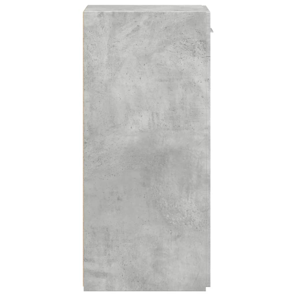 Skjenk Betonggrå 30X42,5X93 Cm Konstruert Tre