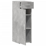 Skjenk Betonggrå 30X42,5X93 Cm Konstruert Tre
