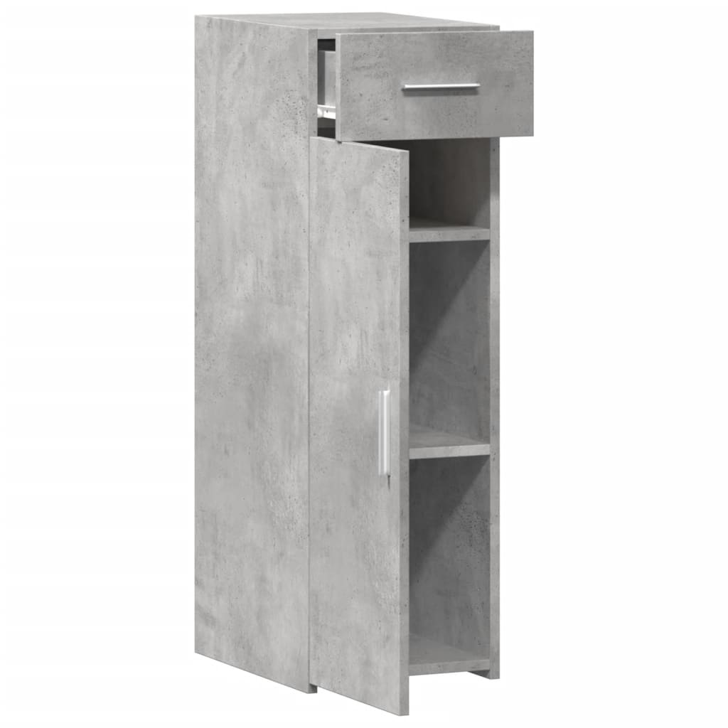 Skjenk Betonggrå 30X42,5X93 Cm Konstruert Tre