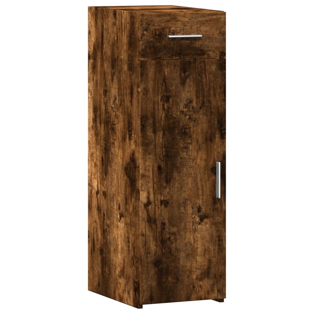 Skjenk Røkt Eik 30X42,5X93 Cm Konstruert Tre